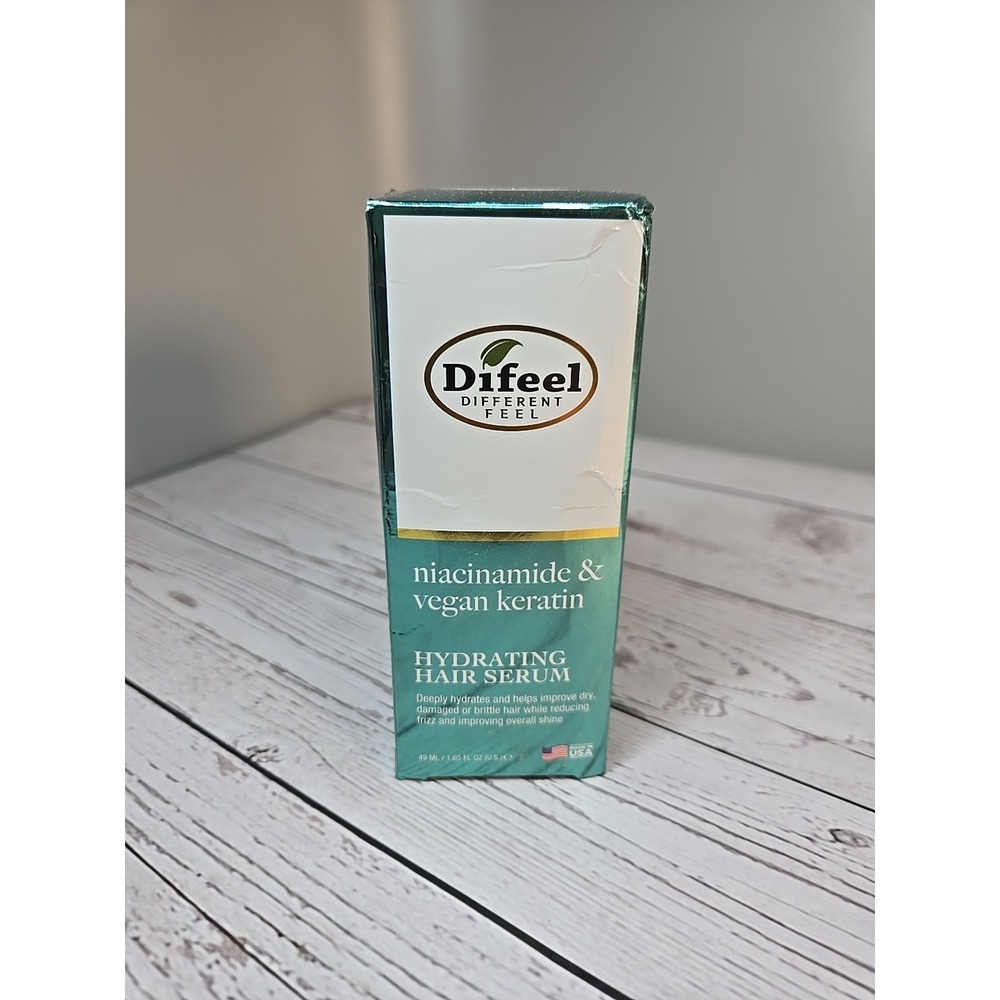 Difeel Niacinamide & Vegan Keratin Hydrating Hair Serum 1.65 oz
